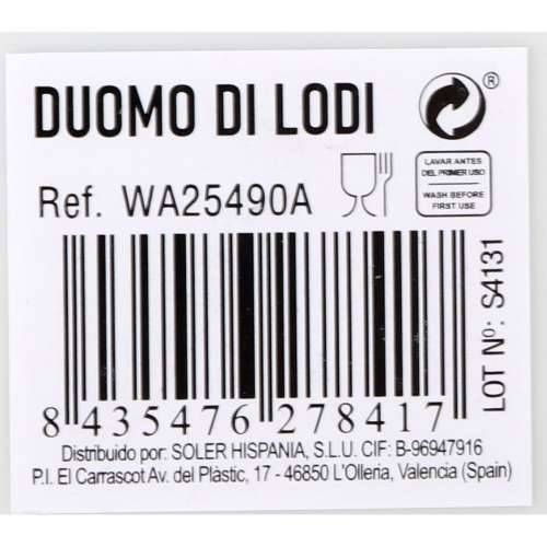 Plakans šķīvis La Mediterránea Duomo di lodi 30,5 cm (8 kom.) Cijena