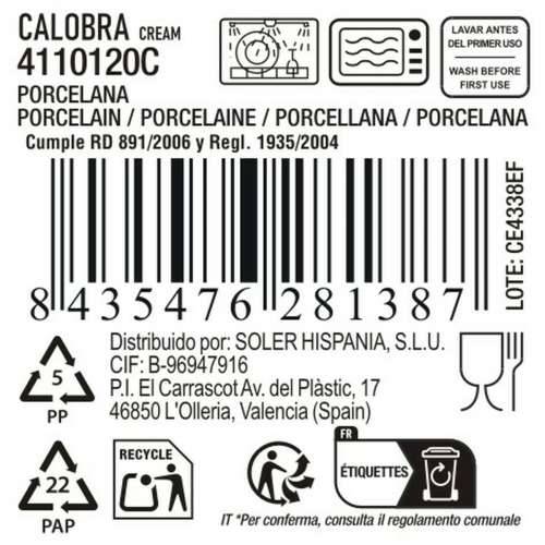 Posuda za Pečenje La Mediterránea Calobra 26,5 x 14 cm (24 kom.) Cijena
