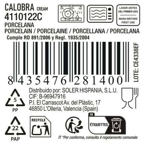 Posuda za Pečenje La Mediterránea Calobra 34,1 x 20,7 cm (12 kom.) Cijena