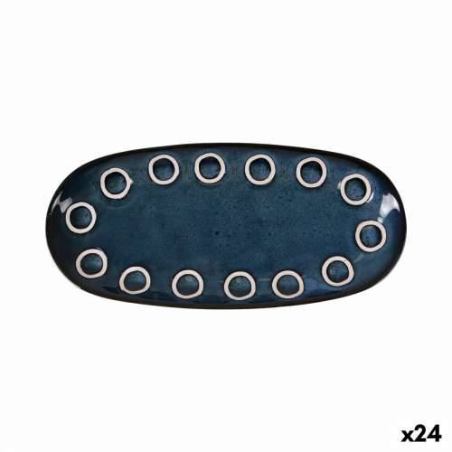 Posuda za Pečenje La Mediterránea Almudena Plava ovalno 25 x 12 x 2,2 cm (24 kom.) Cijena