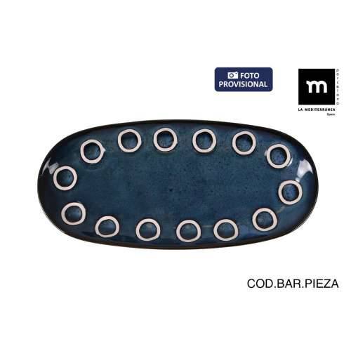 Posuda za Pečenje La Mediterránea Almudena Plava ovalno 25 x 12 x 2,2 cm (24 kom.) Cijena