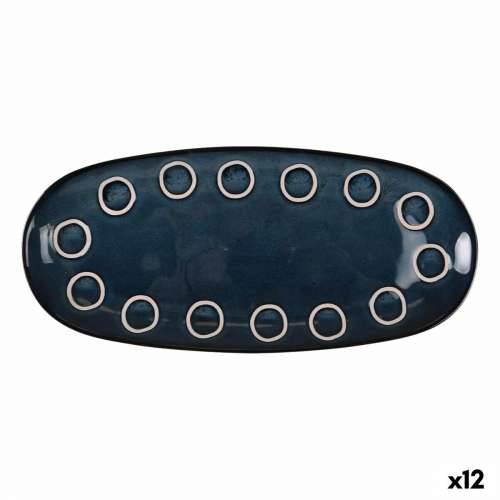 Posuda za Pečenje La Mediterránea Almudena Plava ovalno 33 x 14,8 x 2,7 cm (12 kom.) Cijena