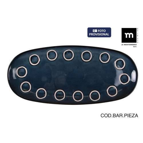 Posuda za Pečenje La Mediterránea Almudena Plava ovalno 33 x 14,8 x 2,7 cm (12 kom.) Cijena