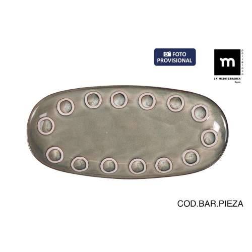 Posuda za Pečenje La Mediterránea Almudena Siva ovalno 25 x 12 x 2,2 cm (24 kom.) Cijena