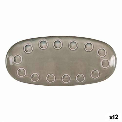 Posuda za Pečenje La Mediterránea Almudena Siva ovalno 33 x 14,8 x 2,7 cm (12 kom.) Cijena