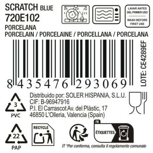 Posuda za Pečenje La Mediterránea Scratch blue (12 kom.) Cijena