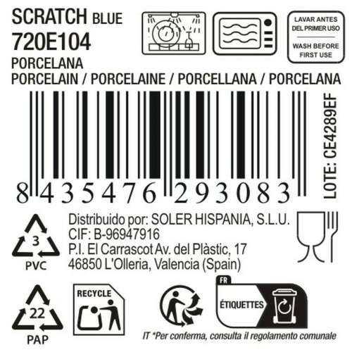 Posuda za Pečenje La Mediterránea Scratch blue (6 kom.) Cijena