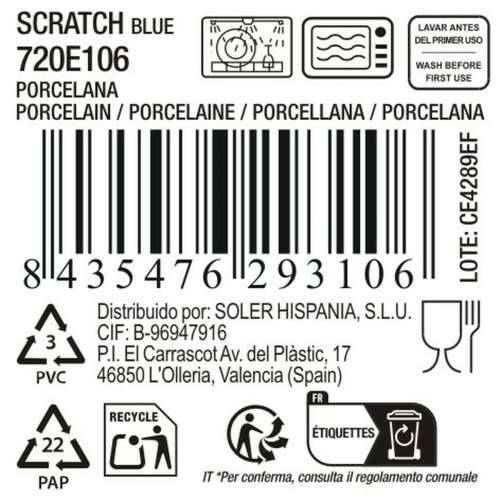 Posuda za Pečenje La Mediterránea Scratch blue (8 kom.) Cijena