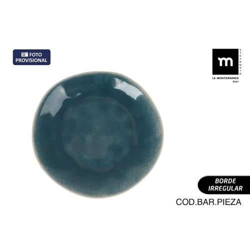Plakans šķīvis La Mediterránea Ocean blue (12 kom.) Cijena