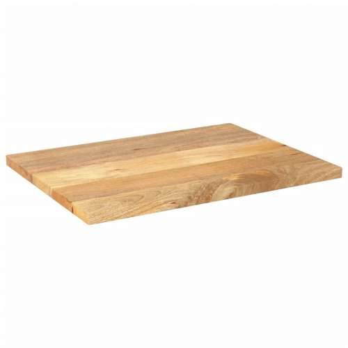 Stolna ploča 70x50x2,5 cm pravokutna od masivnog drva manga - Drvo manga (prirodno) 70 x 50 cm 1 25 mm Cijena