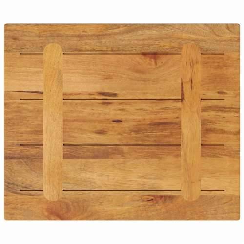 Stolna ploča 60x50x3,8 cm pravokutna od masivnog drva manga - Drvo manga (završna obrada od hrastovine) 60 x 50 cm 1 38 mm Cijena