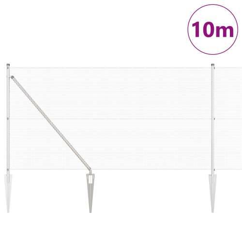 Set stupova ograde Set od 2 Pocinčani čelik 10 x 1 m Proširiv Cijena