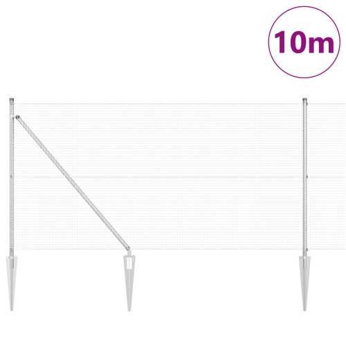Set Stubova Ograde 10 x 1 m Set od 2 Pocinčani Čelik 10 x 1 metara Cijena
