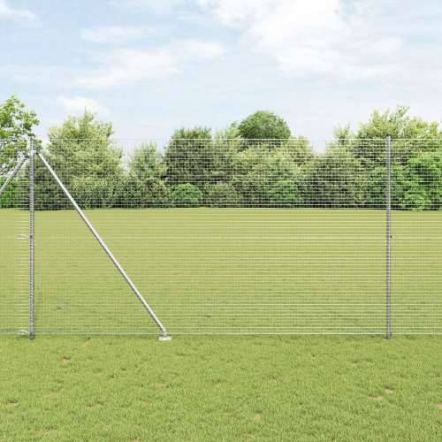 zavarena žičana ograda sa 13 šiljastih stupova 1.5x25 m pocinčanog čelika Cijena