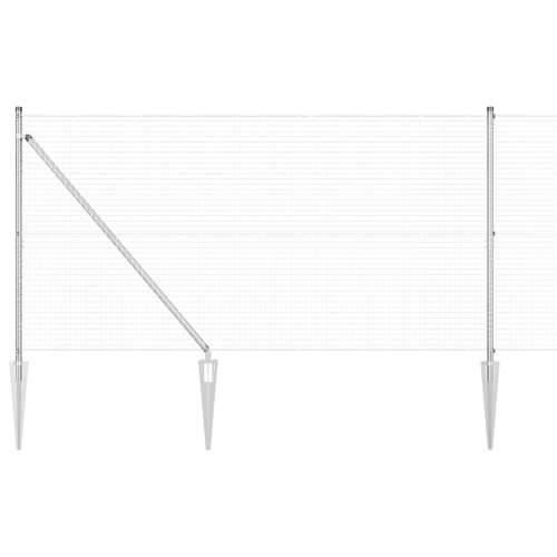 zavarena žičana ograda s 13 klinova 1.4x50 m pocinčana čelika Cijena