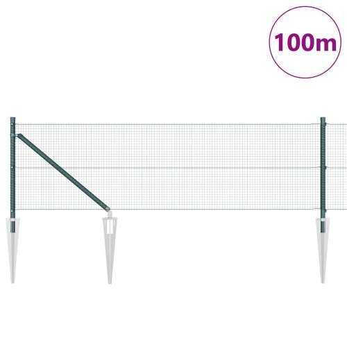 Zavarena žičana ograda s 13 čavala zeleni 0.8x100 m metal Cijena