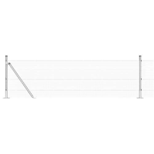 Komplet stupova ograde Set od 2 Pocinčani čelik 10 x 0.5 m Cijena
