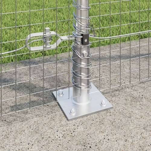 Set stupova ograde 2 komada Galvanizirani čelik 10 x 1.5 m Cijena