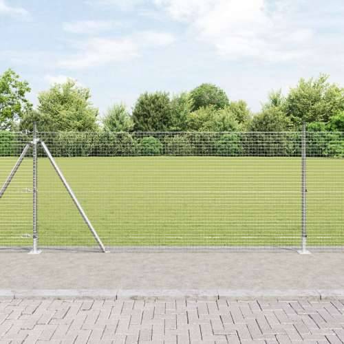 Zavarena žičana ograda s 13 postolja za flanged 0.8x25 m Pocinčani čelik Cijena