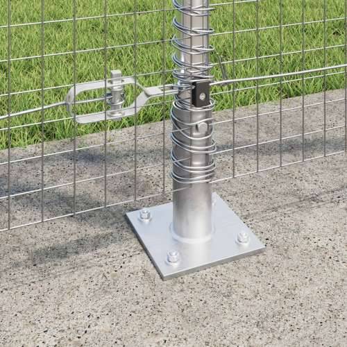 zavarena žičana ograda s 13 flanged stupova 1.2x25 m pocinčanog čelika Cijena