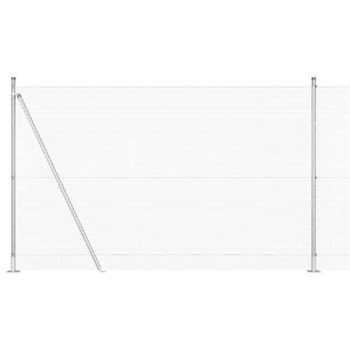 zavarena žičana ograda s 13 flanged postova 1.6x25 m cinkani čelik Cijena