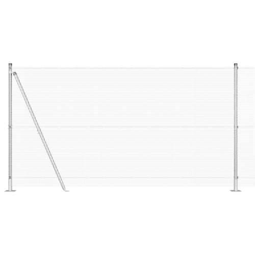 zavarena žičana ograda s 13 flanged postovima 1.2x50 m Galvanizirani čelik Cijena