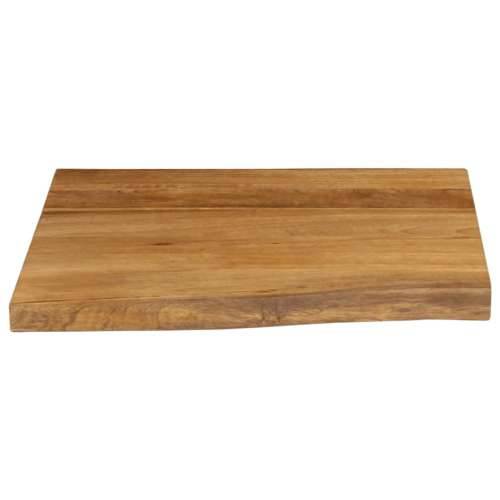 Ploča stola 40x40x2,5 cm Live Edge Puno drvo Mango - Drvo manga (završna obrada od hrastovine) 40 x 40 cm 1 25 mm Cijena