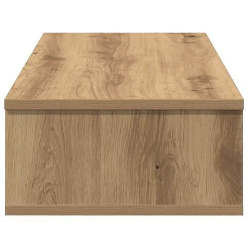 Zidna polica s ladicama umjetnički hrast izrađeno drvo - hrast artisan 80 x 31 x 17 cm 1 Cijena