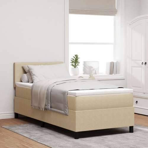 Box Spring Krevet s Madracem Svijetlo Zeleni Sivi 80x200 cm Korduroj Tkanina Cijena