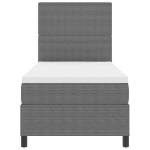 krevet s box springom s madracem svijetlosivi 80x200 cm kordura tkanina Cijena
