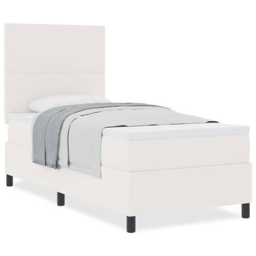 Krevet s opružnim boxom s madracem Krem 80x200 cm Kordura tkanina Cijena