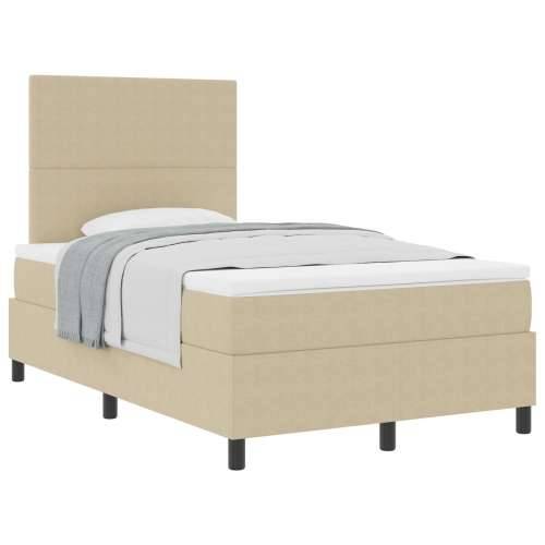 Box Spring Krevet s Madracem Svijetlo Zelena Siva Mali Dupli Baršunasta Tkanina Cijena