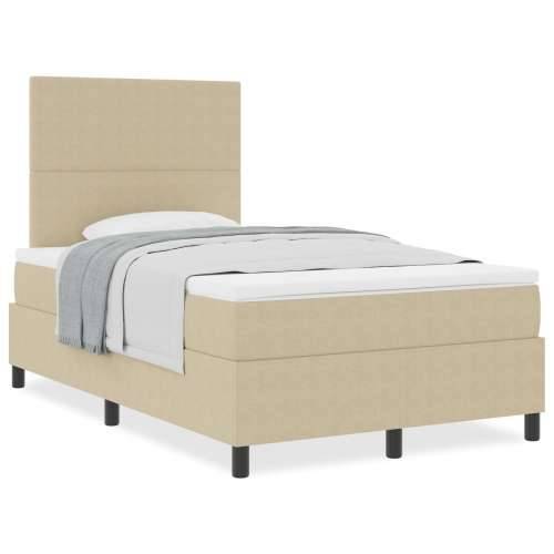 Box Spring Krevet s Madracem Svijetlo Zelena Siva Mali Dupli Baršunasta Tkanina Cijena