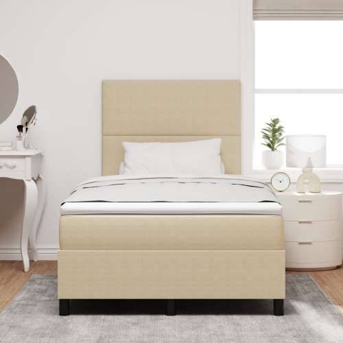 Box Spring Krevet s Madracem Svijetlo Zelena Siva Mali Dupli Baršunasta Tkanina Cijena