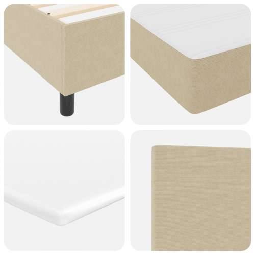 Box Spring Krevet s Madracem Svijetlo Zelena Siva Mali Dupli Baršunasta Tkanina Cijena