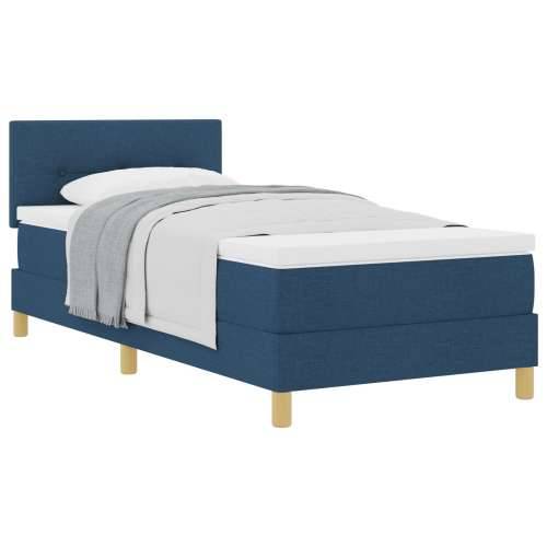 Box Spring Krevet s Madracem Plavi 80x200 cm Tkanina Cijena