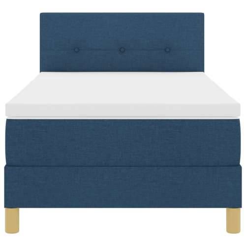 Box Spring Krevet s Madracem Plavi 80x200 cm Tkanina Cijena
