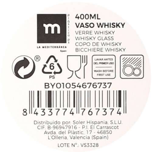Čaša viskija La Mediterránea 0,4 l (24 kom.) Cijena