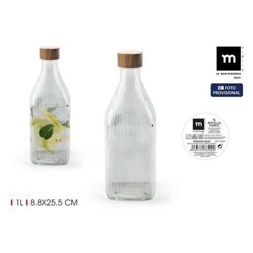 Staklena Boca La Mediterránea Metal Staklo 1 L (24 kom.) Cijena