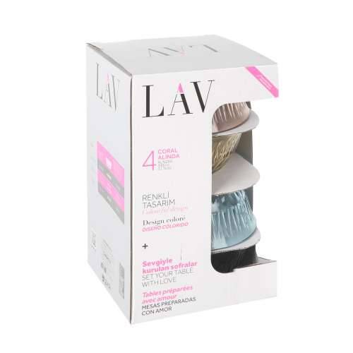 Zdjelica za Grickalice LAV 345 ml 12,3 x 5,1 cm 4 Dijelovi (6 kom.) Cijena