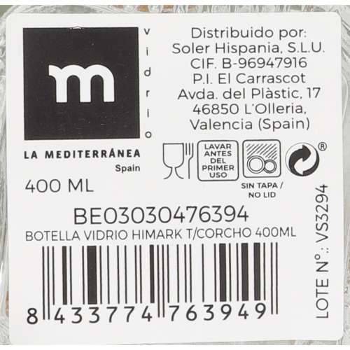 Staklena Boca La Mediterránea Staklo 400 ml (24 kom.) Cijena