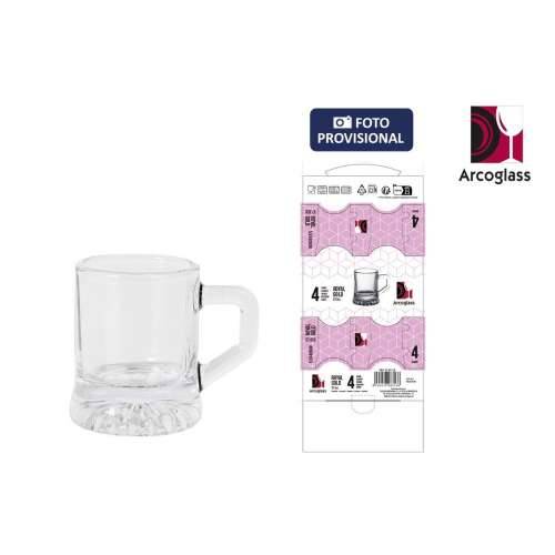 Set Čašica za Žestoka Pića La Mediterránea Royal gold 4 Dijelovi (24 kom.) Cijena