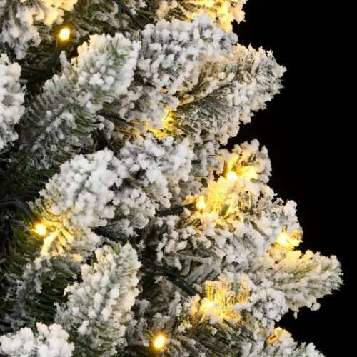 Umjetno božićno drvce 300 LED dioda i nasut snijeg 240 cm - 240 cm 1 s LED svjetlima Cijena