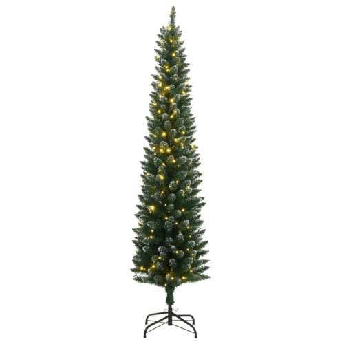 Umjetno tanko božićno drvce s 300 LED žarulja 180 cm - 180 cm 1 s LED svjetlima Cijena