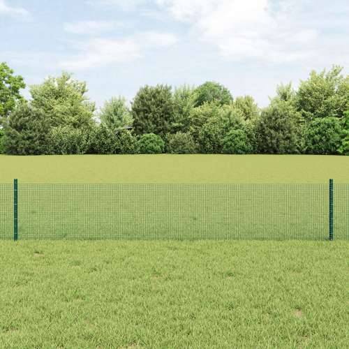 zavarena žičana ograda s 22 U stuba Zelena 0.4x50 m Čelik Cijena