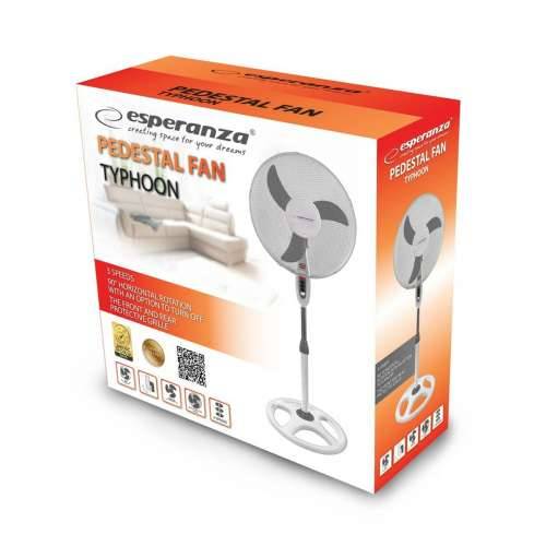 Podni Ventilator Esperanza EHF002WE Bijela Siva 50 W Cijena