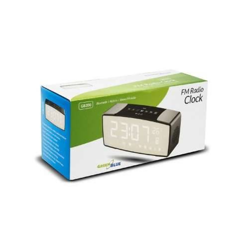 Sat-Budilica Greenblue 62917 Crna Siva Jednobojni Crna/Siva Cijena