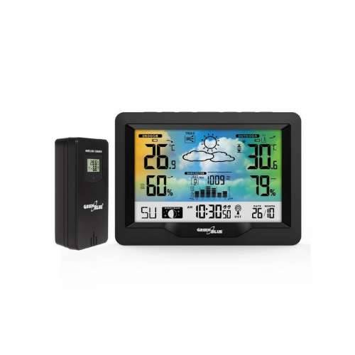 Višenamjenska Meteorološka Stanica Greenblue GB540 Crna Cijena