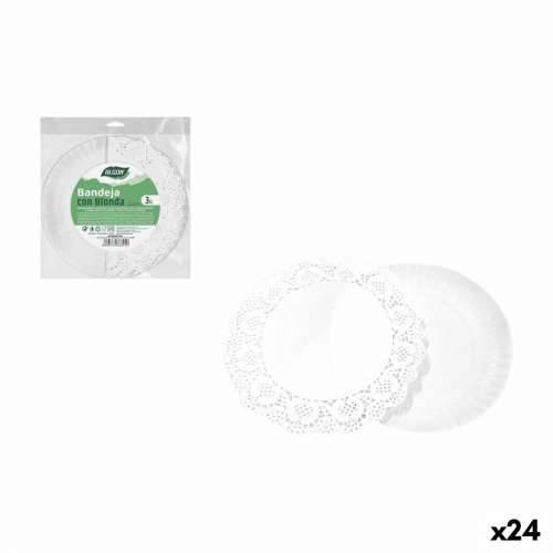 Komplet pladnjeva za hranu Algon Okruglo 20 cm 3 Dijelovi (24 kom.) Cijena