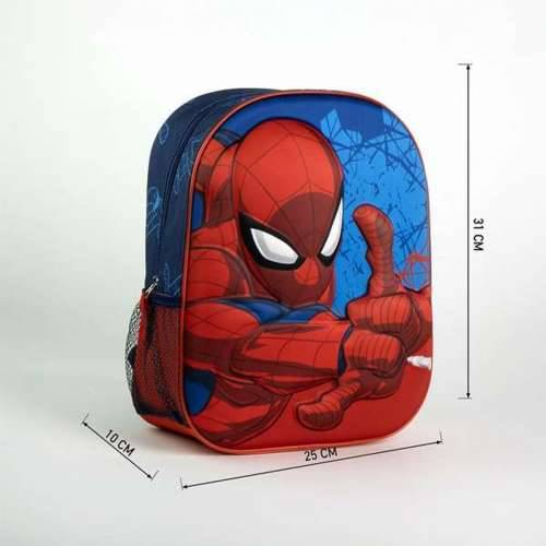 Školski 3D Ruksak Spider-Man Plava 25,0 x 31,0 x 10,0 cm Cijena